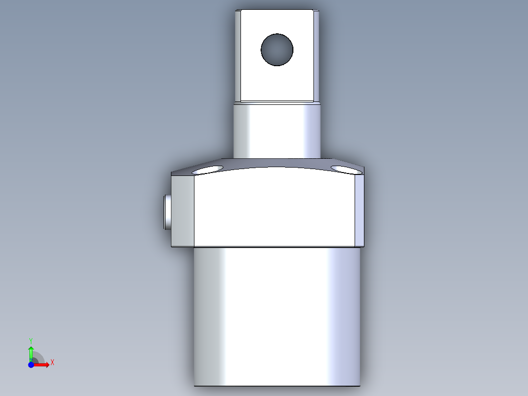 KOSMEKLHA1050-Cx-P_rev1多系列多零件图纸模型前视图