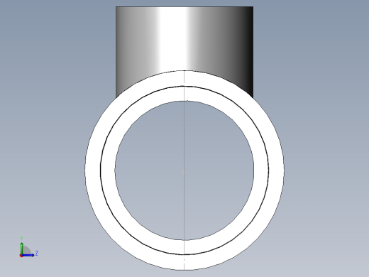 PVC管件-3x2 R-Tee前视缩略图