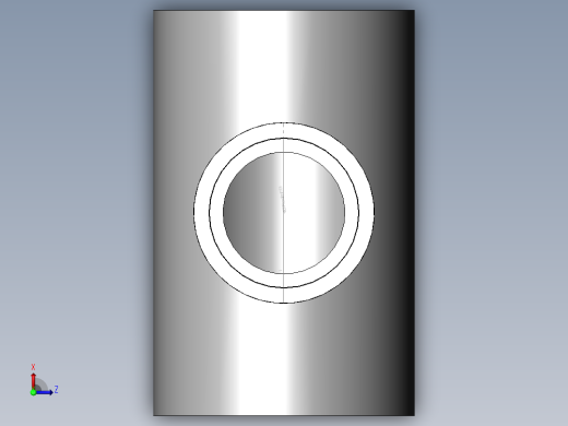PVC管件-3x2 R-Tee俯视缩略图