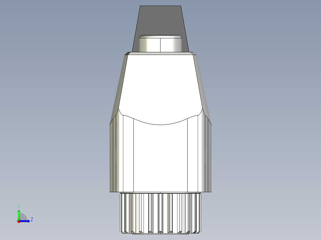 調整式把手(塑膠)MRX.-3D多系列多零件图纸模型左视图
