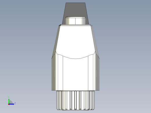 調整式把手(塑膠)MRX.-3D多系列多零件图纸模型左视缩略图