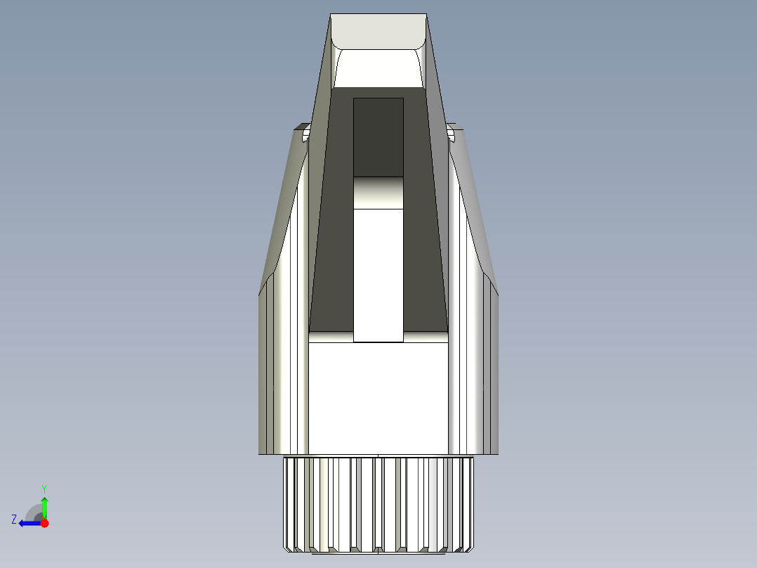調整式把手(塑膠)MRX.-3D多系列多零件图纸模型右视图