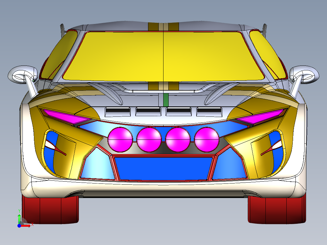 汽车车身 (9)前视图