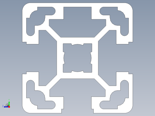 型材-BR 40X40L 3N KJN993191.STEP右视缩略图