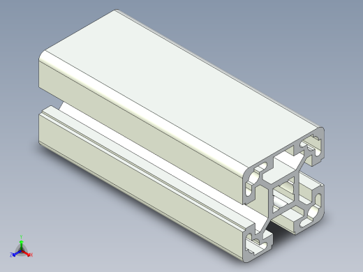 型材-BR 40X40L 3N KJN993191.STEP正等轴测缩略图