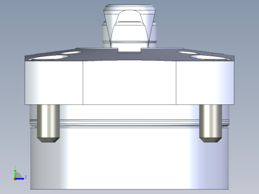 KOSMEKSFH3150-GN多系列多零件图纸模型左视缩略图
