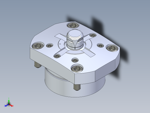 KOSMEKSFH3150-GN多系列多零件图纸模型正等轴测缩略图