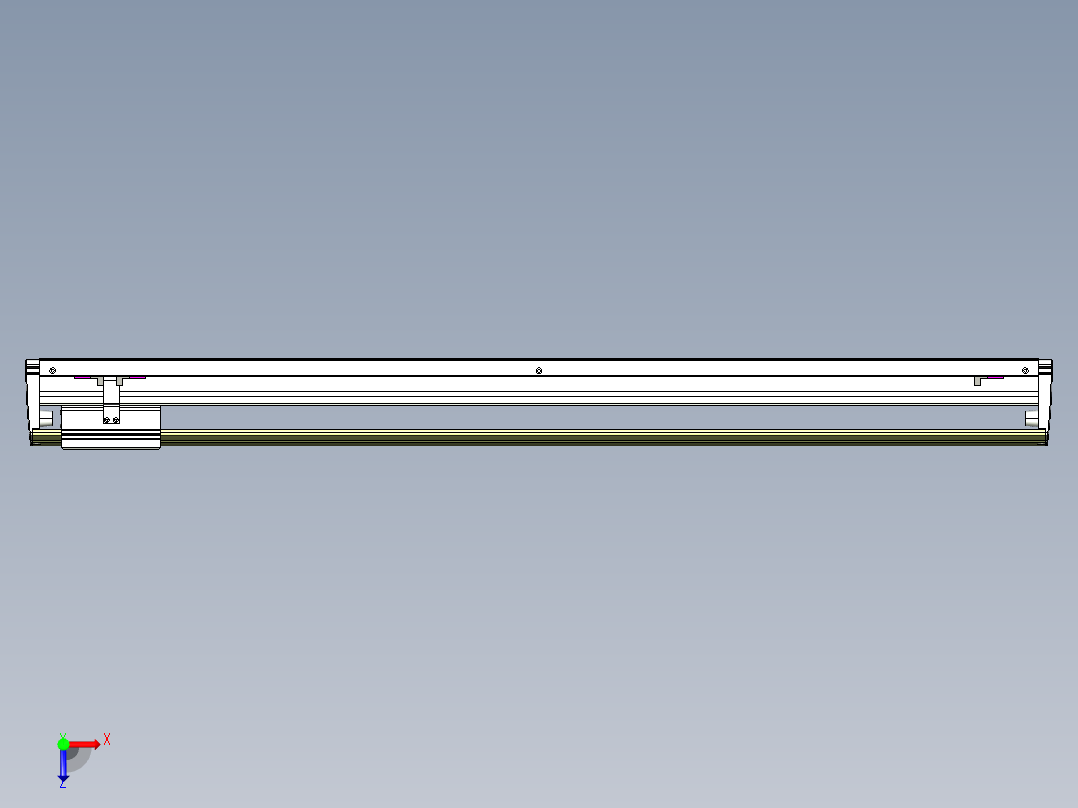 威洛博VL系列3d模型模组VL22H1Y-S950俯视图
