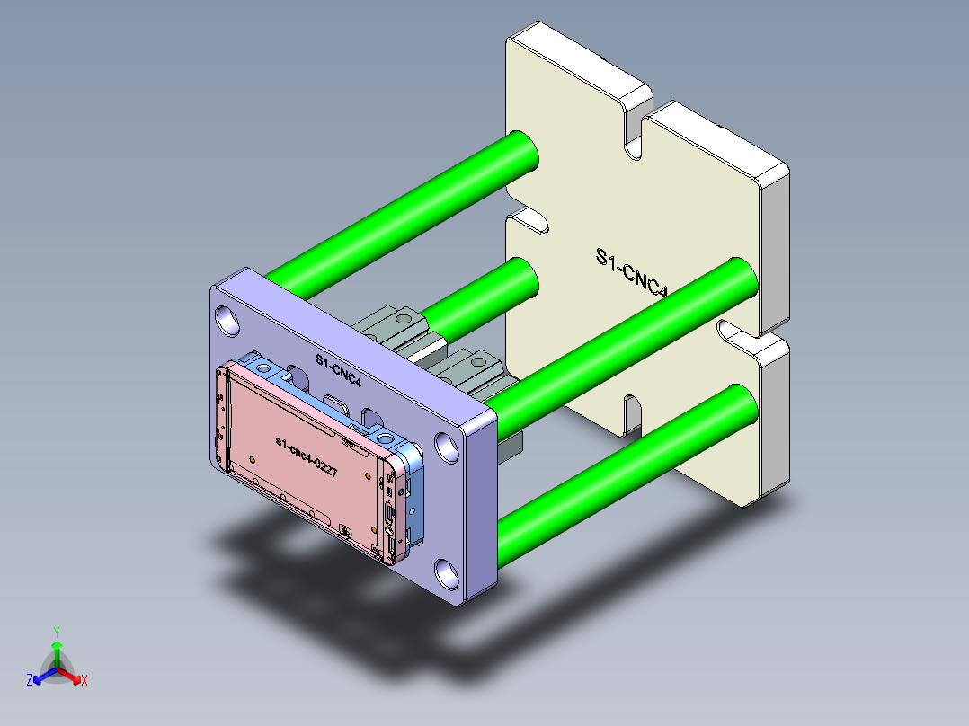 S1-CNC4笔记本CNC工装夹具三维模型-0226主视图