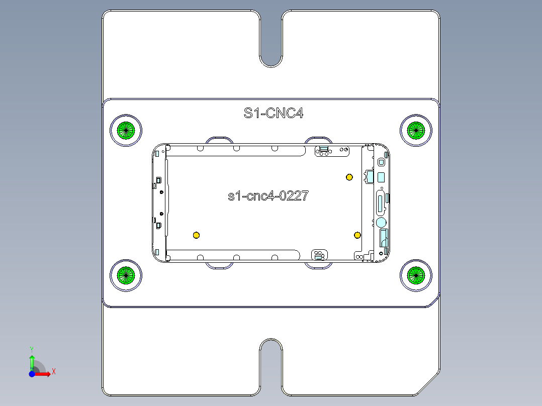 S1-CNC4笔记本CNC工装夹具三维模型-0226前视图