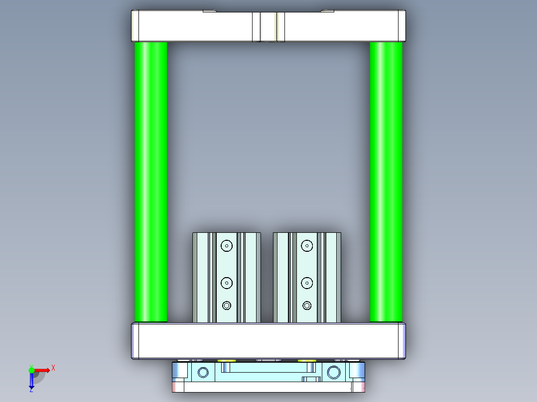 S1-CNC4笔记本CNC工装夹具三维模型-0226俯视图