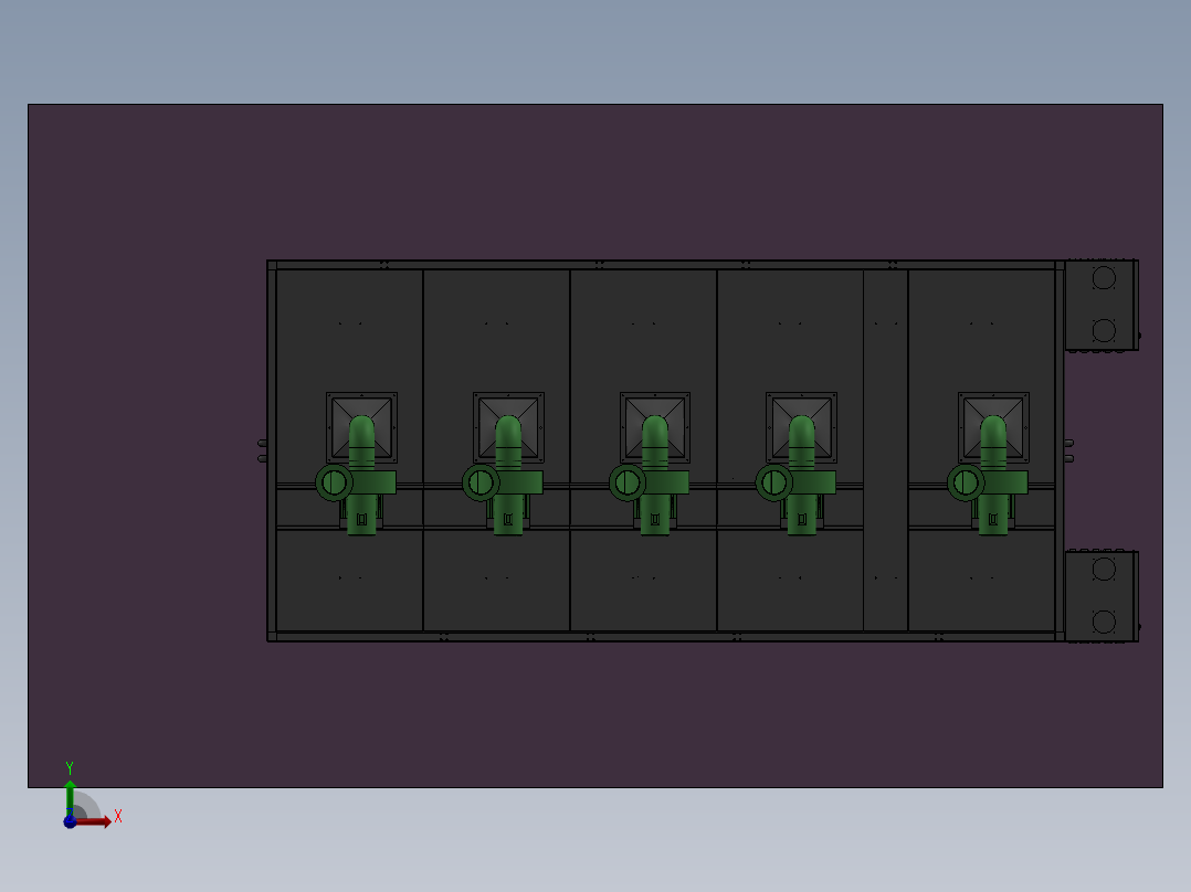 刀柄打磨专机（sw14可编辑+bom）前视图