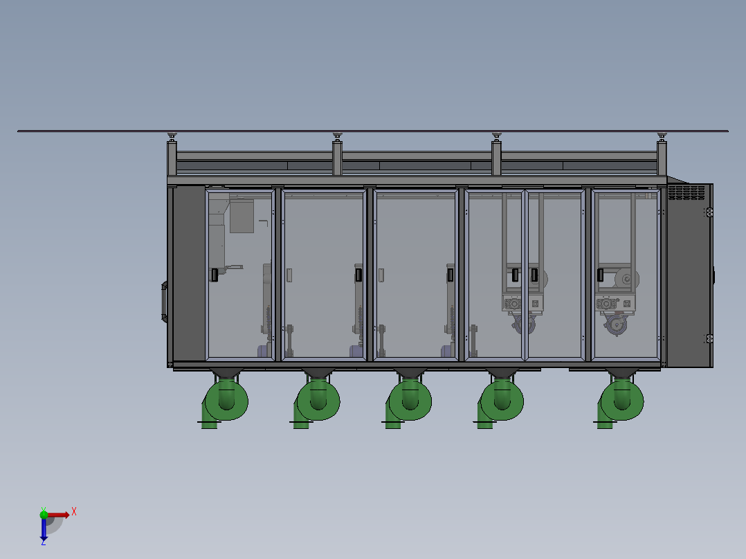 刀柄打磨专机（sw14可编辑+bom）俯视图