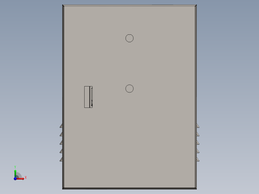 电控柜、两层门基业箱前视缩略图