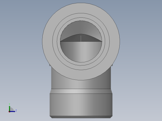 法兰接头、1CFL9-36-16左视缩略图