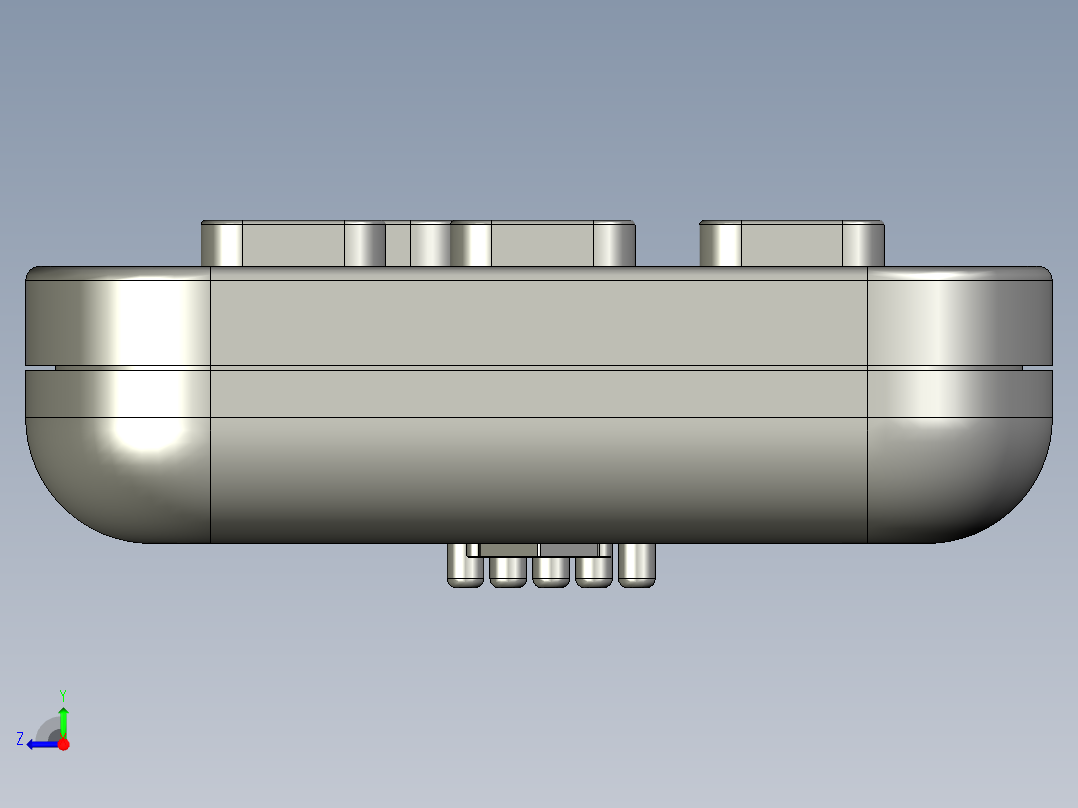 遥控器、遥控板(24)右视图