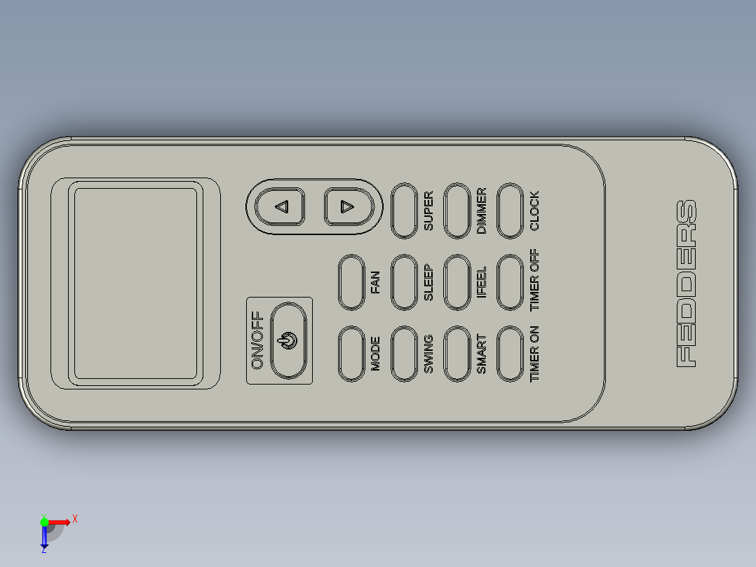 遥控器、遥控板(24)俯视图