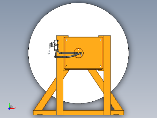 B2004382-电缆卷线机卷筒前视缩略图