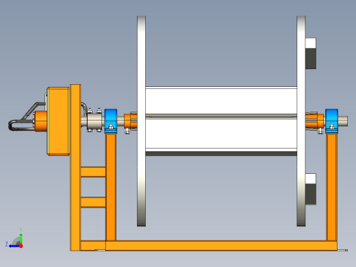 B2004382-电缆卷线机卷筒右视缩略图