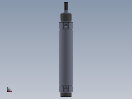 圆形气缸 50x20x160 mm前视缩略图