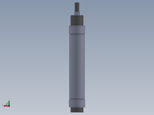 圆形气缸 50x20x160 mm后视缩略图