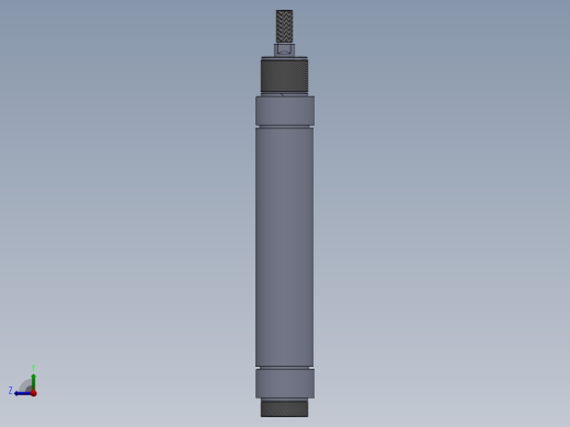 圆形气缸 50x20x160 mm右视缩略图