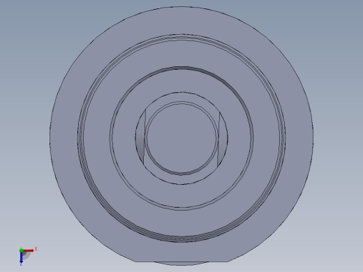 圆形气缸 50x20x160 mm俯视缩略图