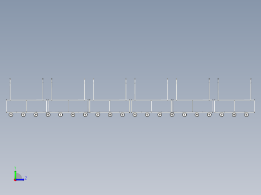 滚筒出料线左视缩略图