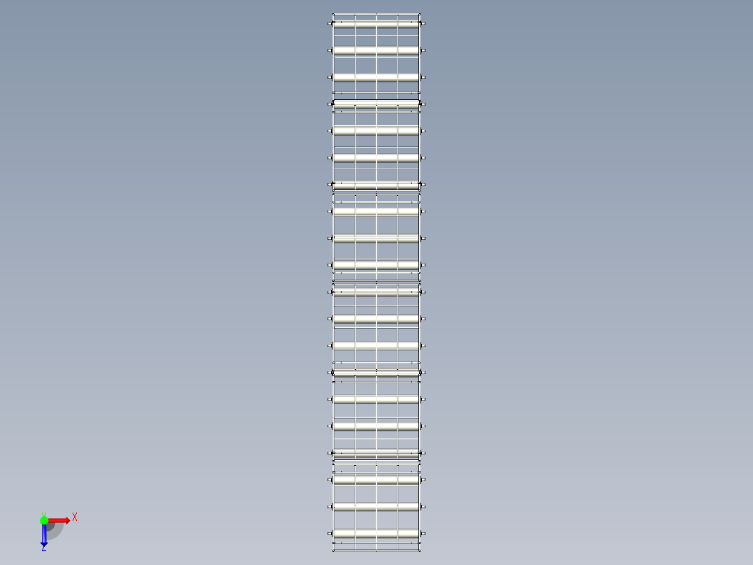 滚筒出料线俯视图