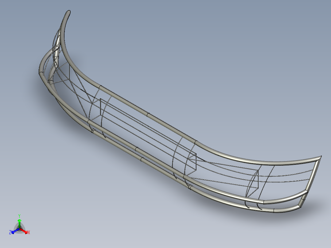 汽车前保险杠投射