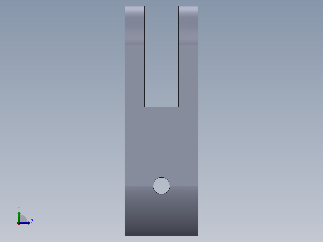 传力杆加工工艺分析左视图
