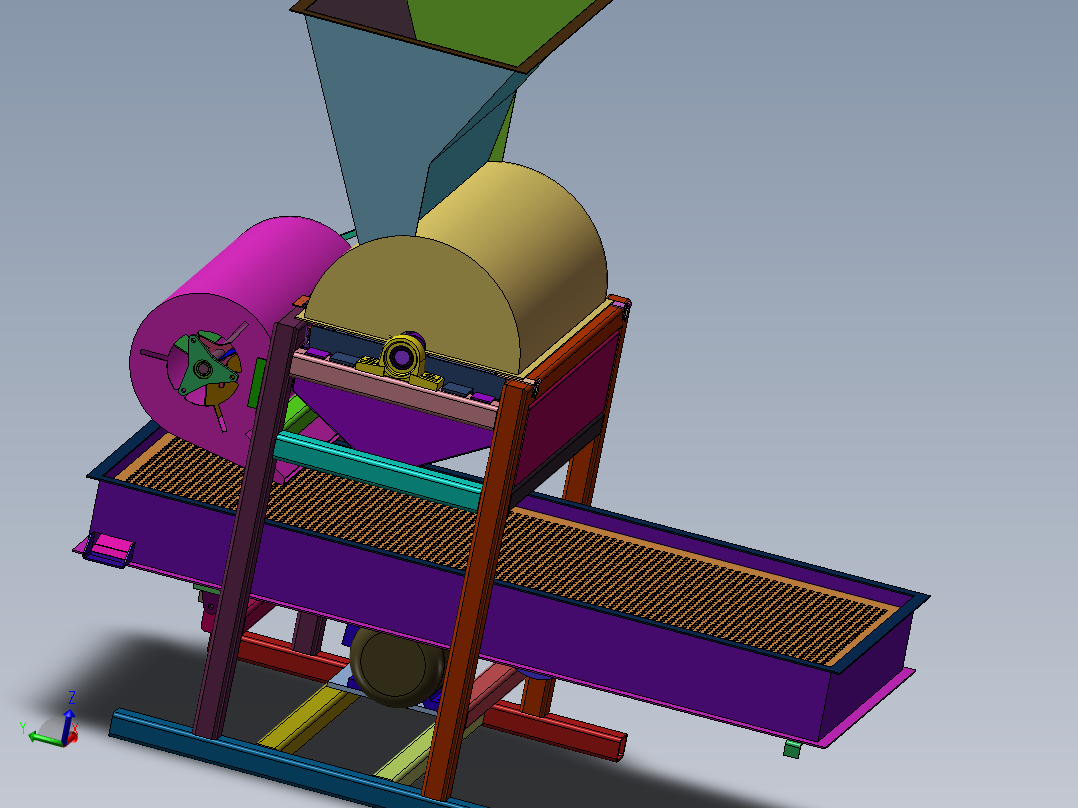 板栗脱壳机设计