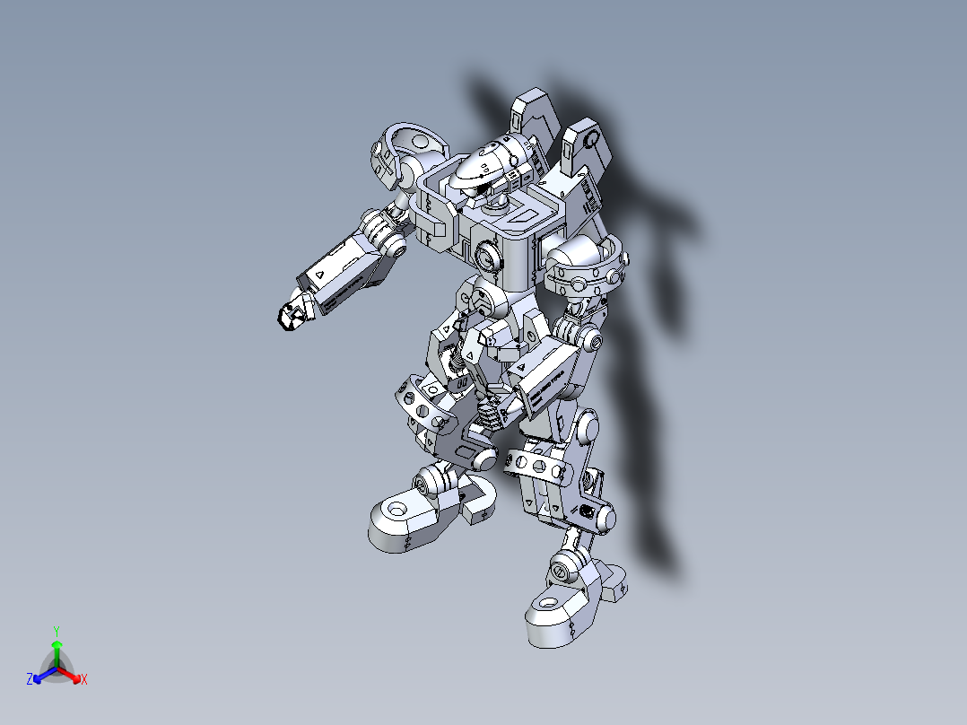 透镜式喷头机器人