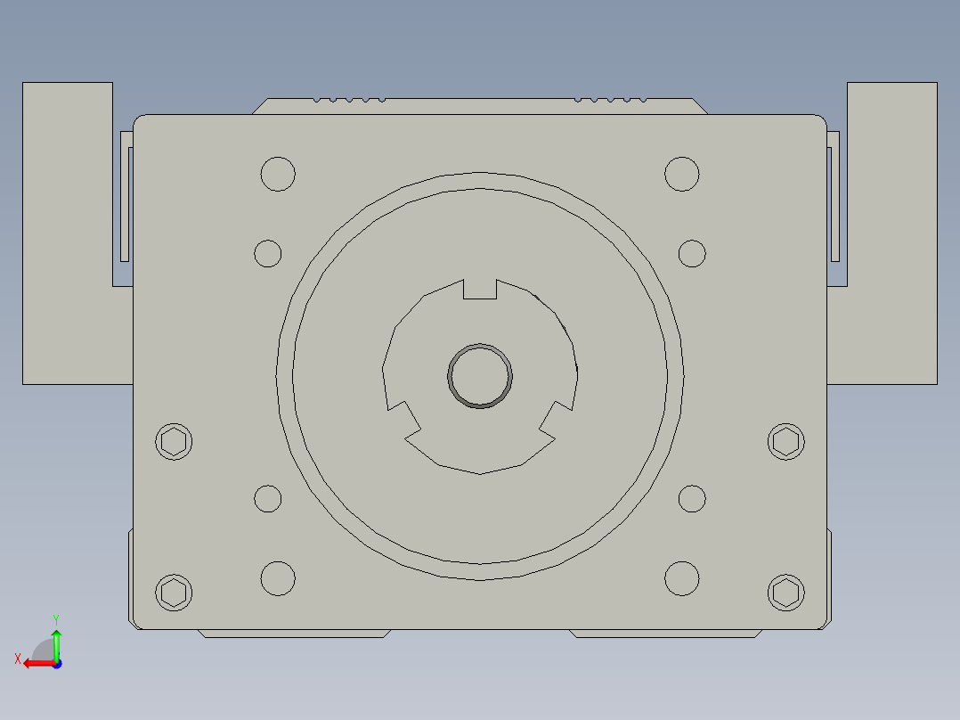 模组上银KK8620C-540A1-F0CS2(行程410)_0305后视图