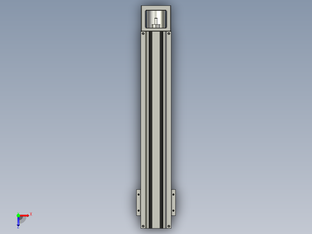 模组上银KK8620C-540A1-F0CS2(行程410)_0305俯视图