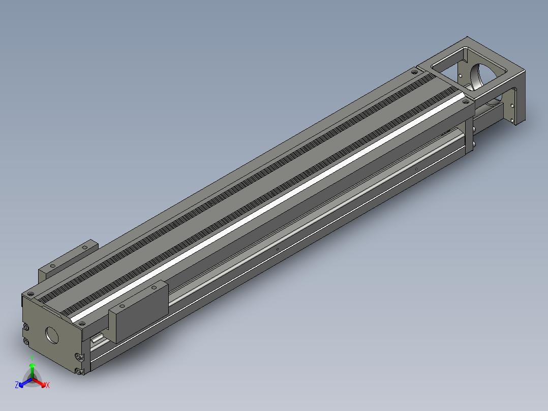 模组上银KK8620C-540A1-F0CS2(行程410)_0305正等轴测图