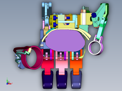 多自由度可穿戴体感机械手前视缩略图