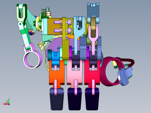 多自由度可穿戴体感机械手后视缩略图