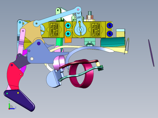 多自由度可穿戴体感机械手左视缩略图