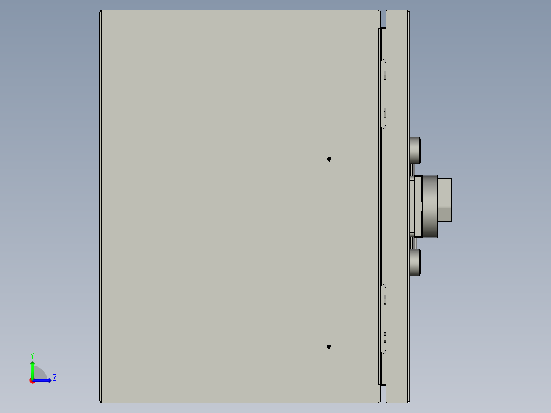 WEAQX小电箱装配左视图
