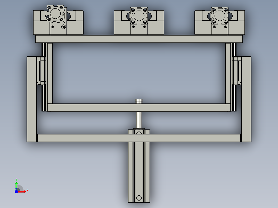 推料治具组前视图