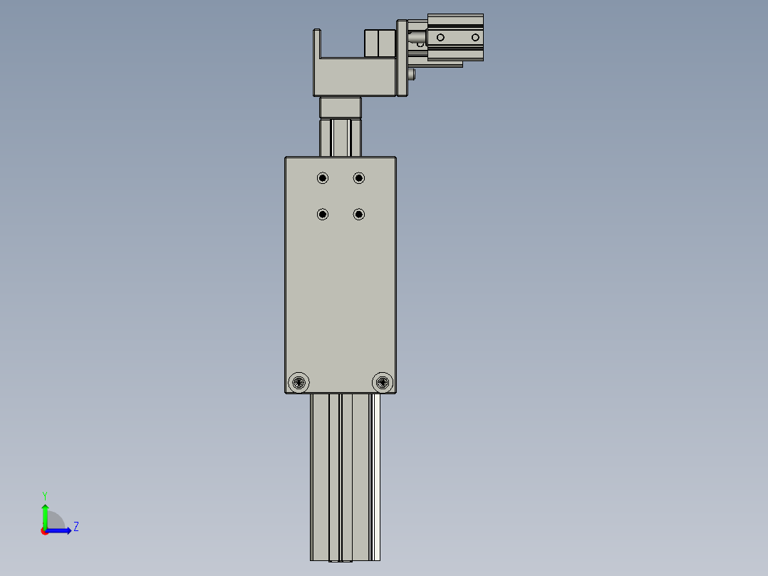 推料治具组左视图
