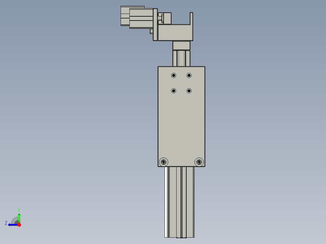 推料治具组右视图