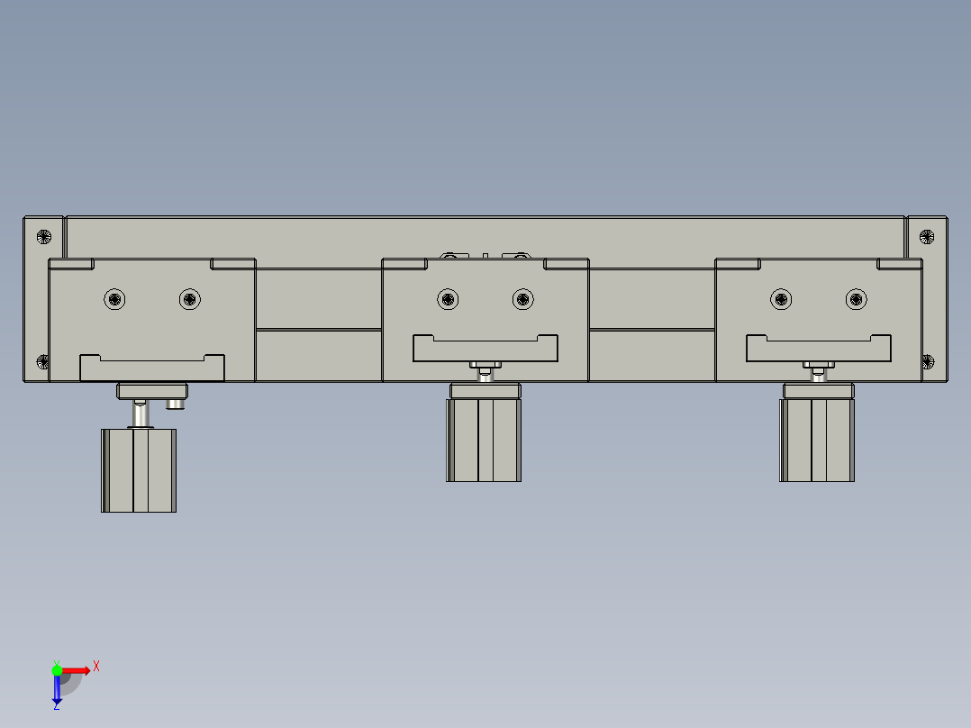 推料治具组俯视图