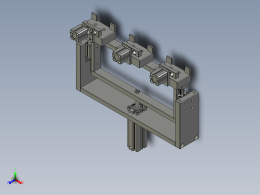 推料治具组正等轴测缩略图