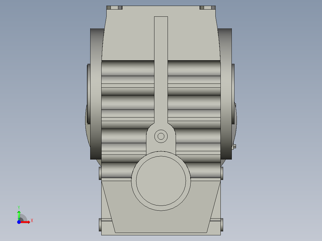 SA97R57-Y80M-70-A-W11kw26转接线盒在左侧前视图