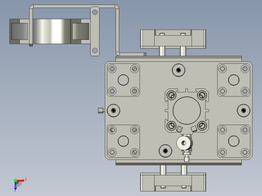 F01AE00111-A300-10压盘气爪组件俯视缩略图