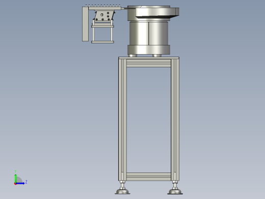 导气弯头上料组左视缩略图