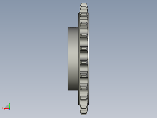 单排链轮16A-25后视缩略图