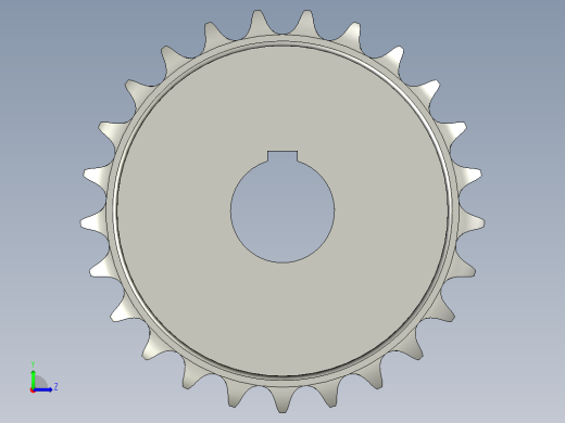 单排链轮16A-25左视缩略图